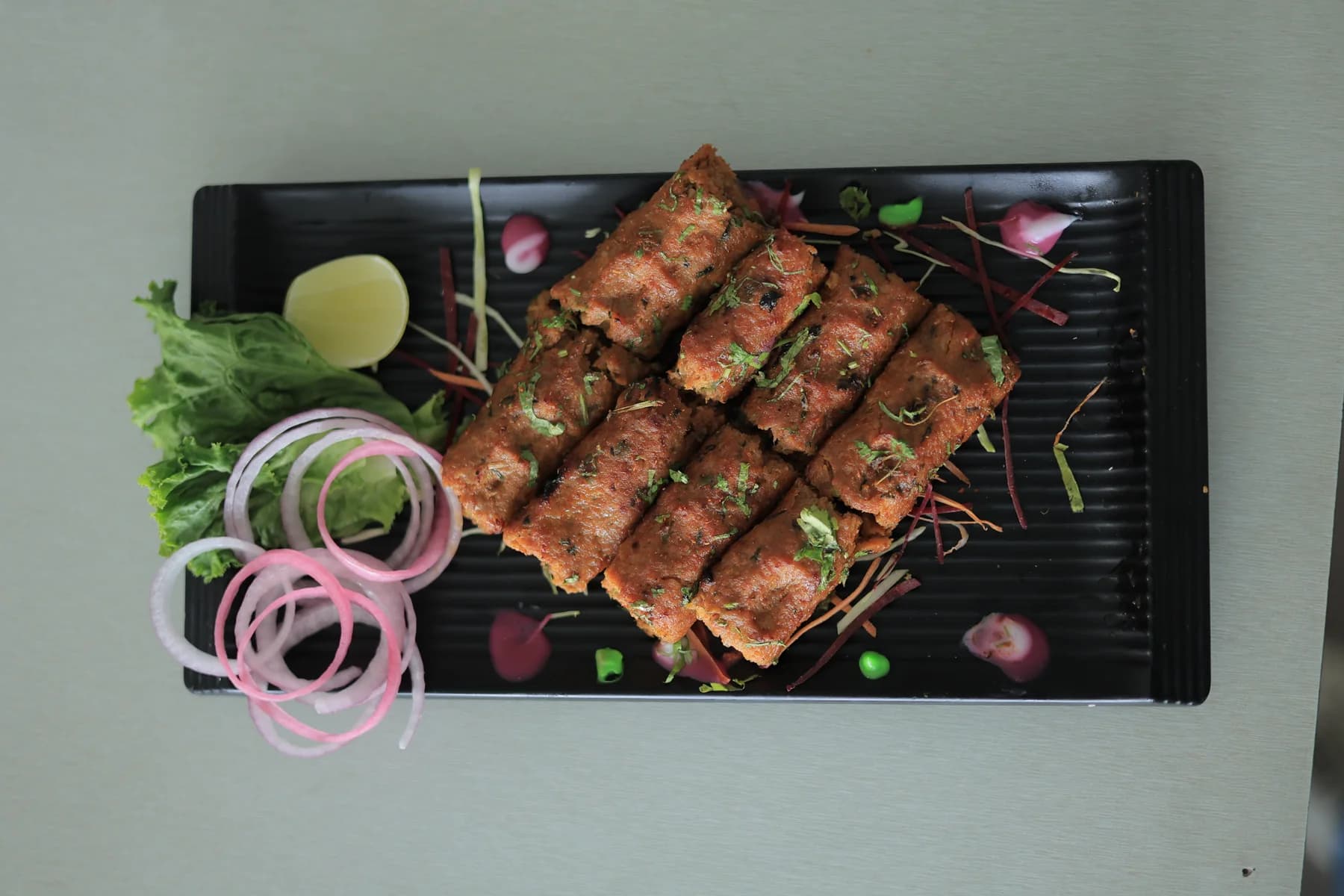Chicken Makhmali Seekh served at Dolphin Fun & Food