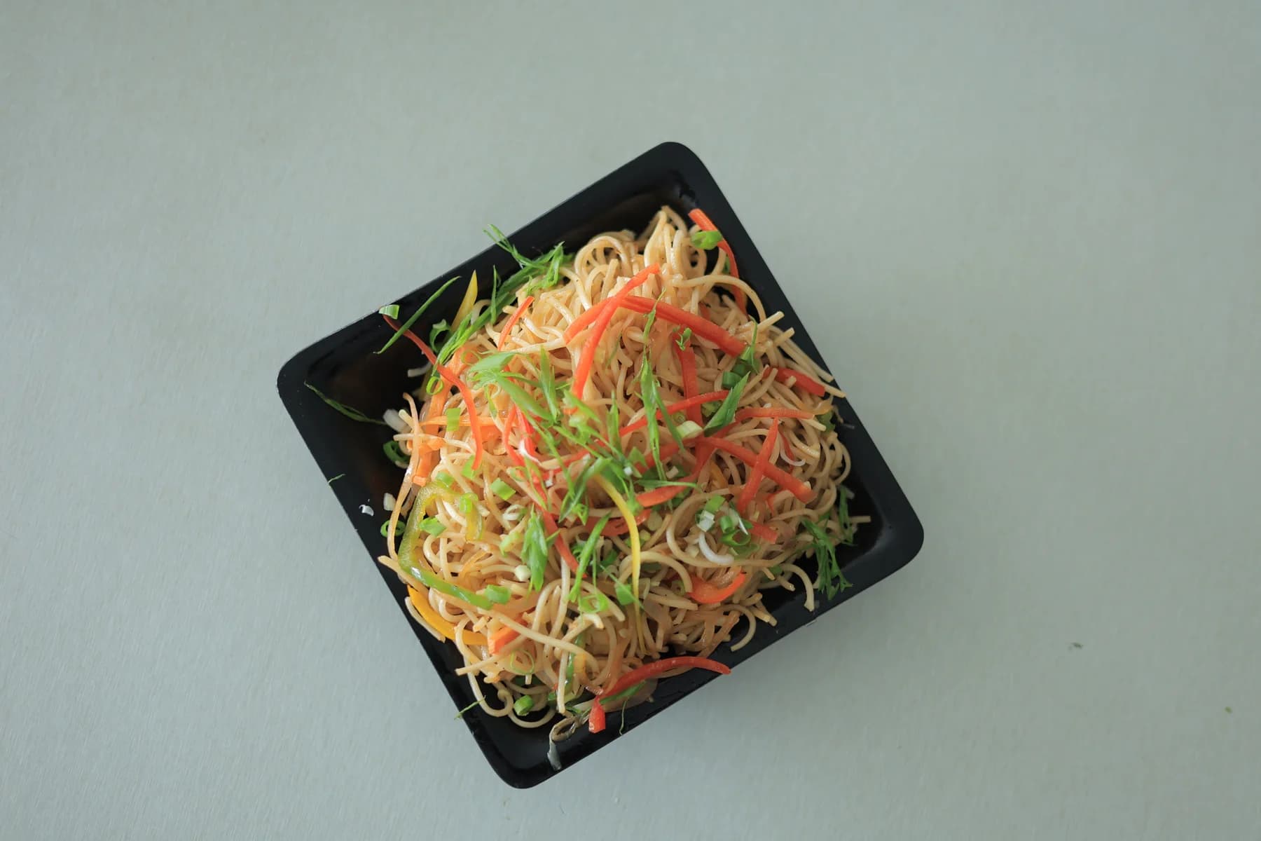 Veg Hakka Noodles served at Dolphin Fun & Food