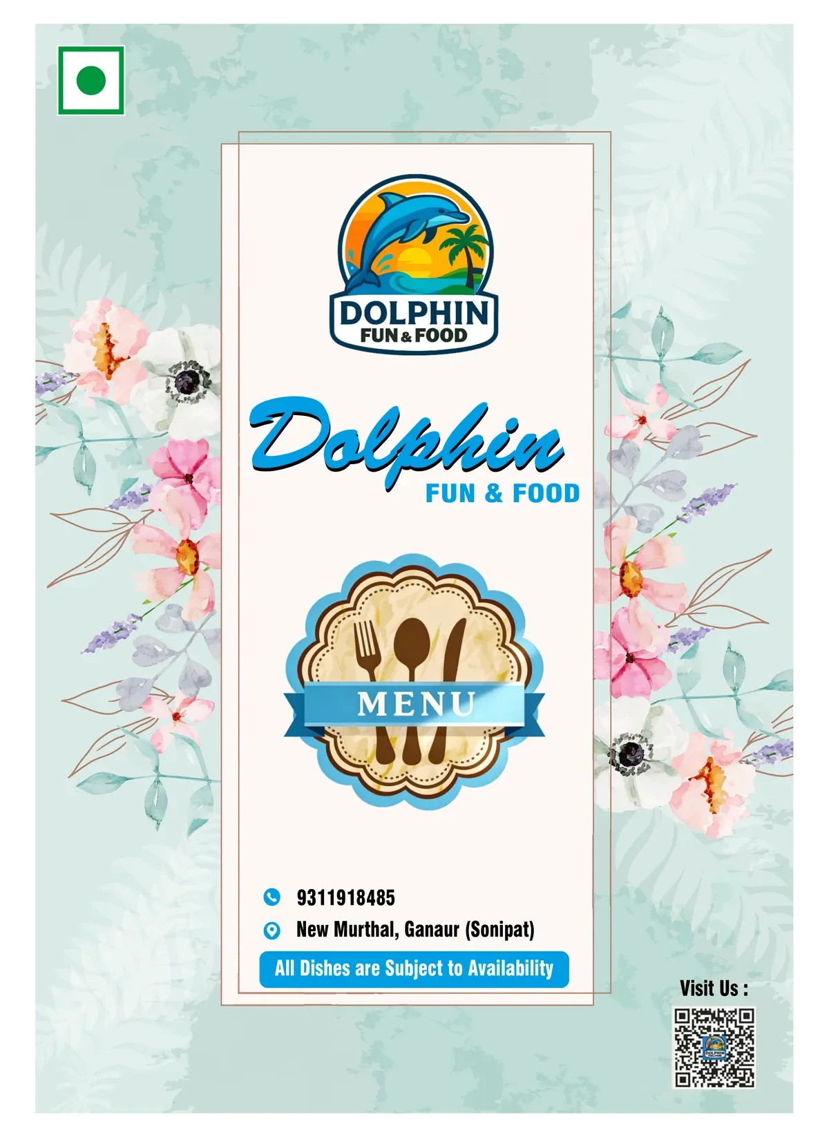 Menu | Dolphin Fun & Food